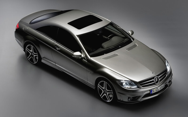 Silver Mercedes-benz Coupe — Dramatic, Photograph
