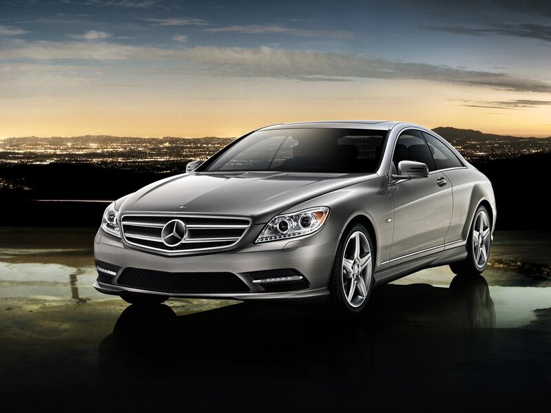 Silver Mercedes-benz Coupe — Dramatic