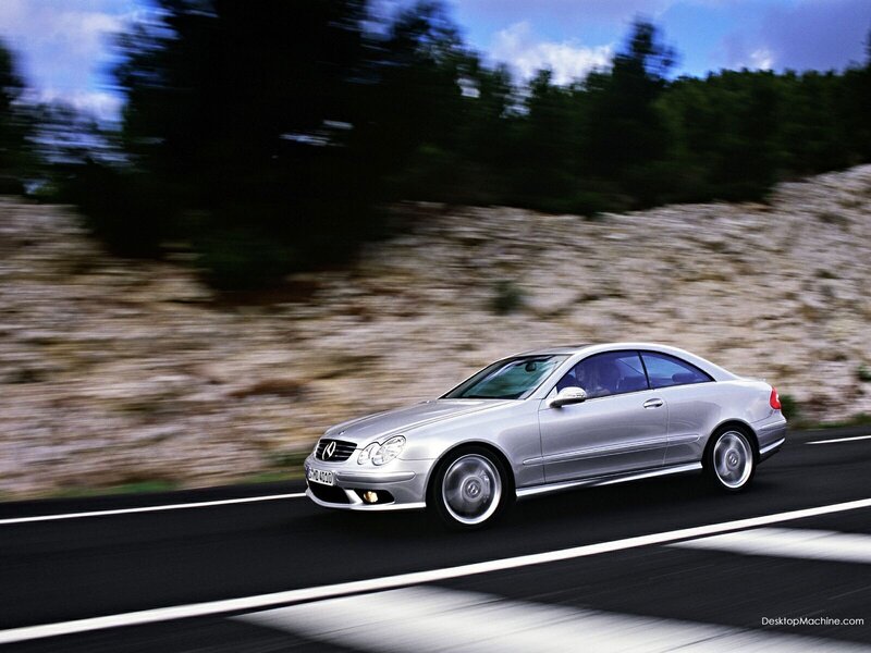 silver mercedes-benz coupe driving