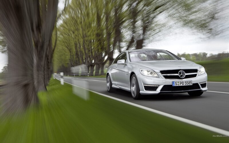 Silver Mercedes-benz Coupe — Dynamic, Spring