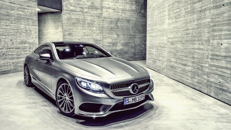 Silver Mercedes-benz Coupe — Gray, Dramatic, Photograph
