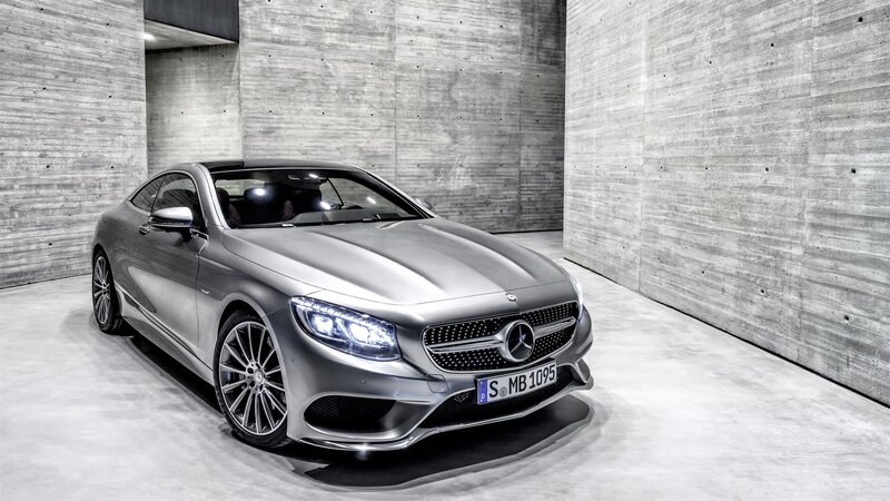 Silver Mercedes-Benz Coupe — Gray, Dramatic