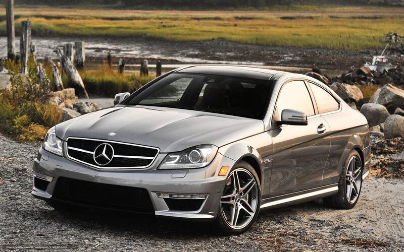 Silver Mercedes-benz Coupe — Gray, Serene