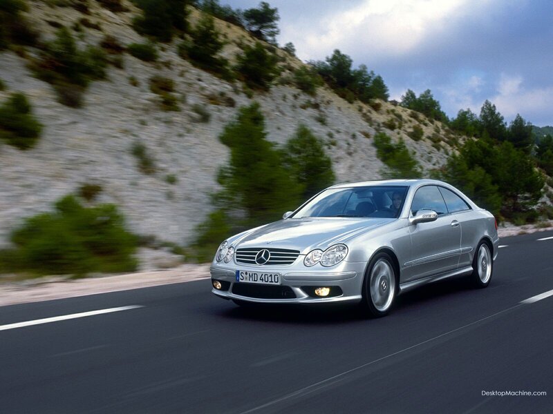 silver mercedes-benz coupe on road