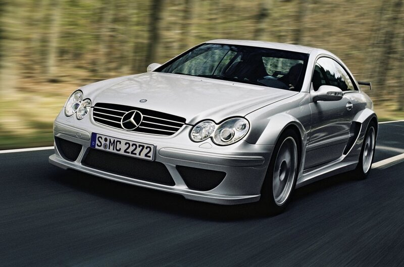 silver mercedes-benz coupe on road