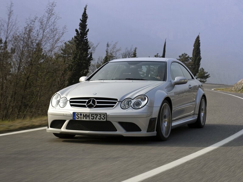 silver mercedes-benz coupe on road