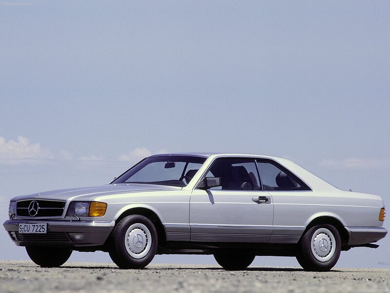 Silver Mercedes-Benz Coupe — Serene, Afternoon, Photograph, Car, Sky