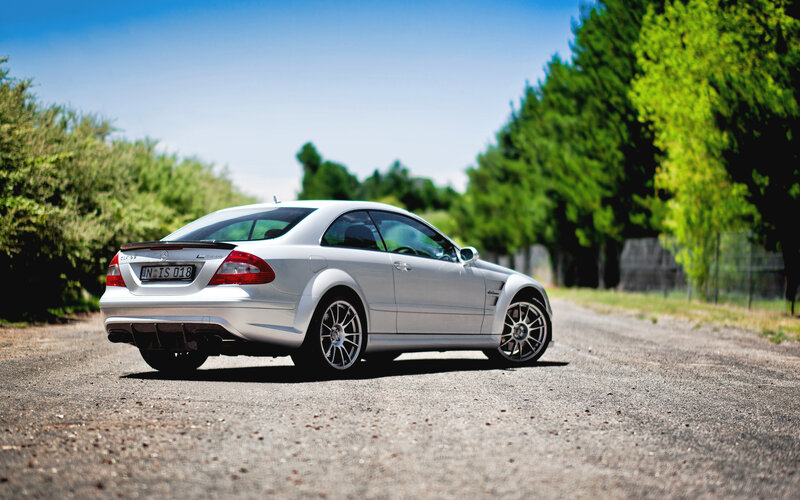 Silver Mercedes-Benz Coupe — Serene
