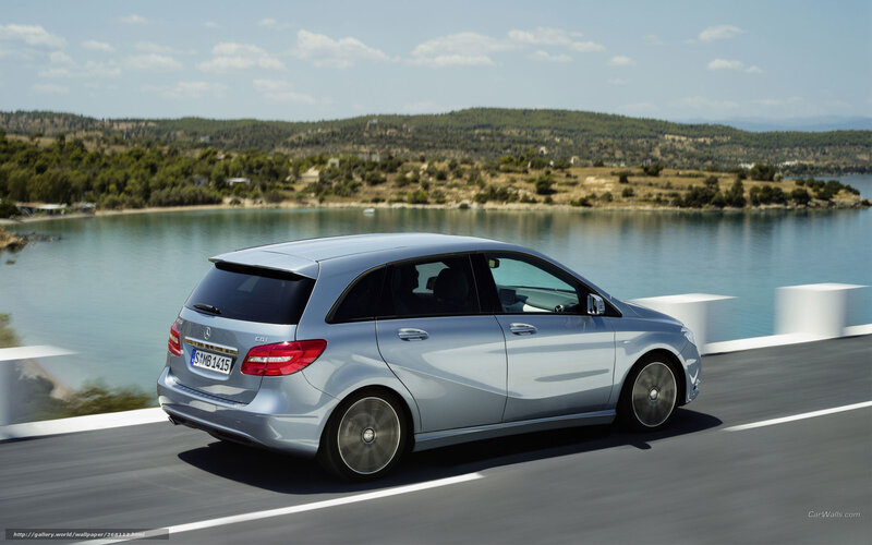 silver mercedes-benz driving by water