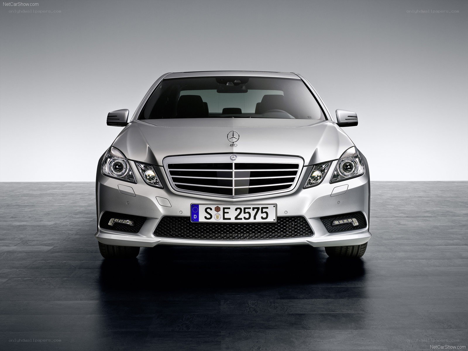 Silver Mercedes-Benz E-Class