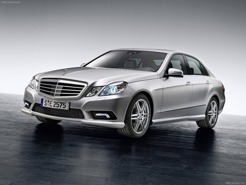 Silver Mercedes-Benz E-Class