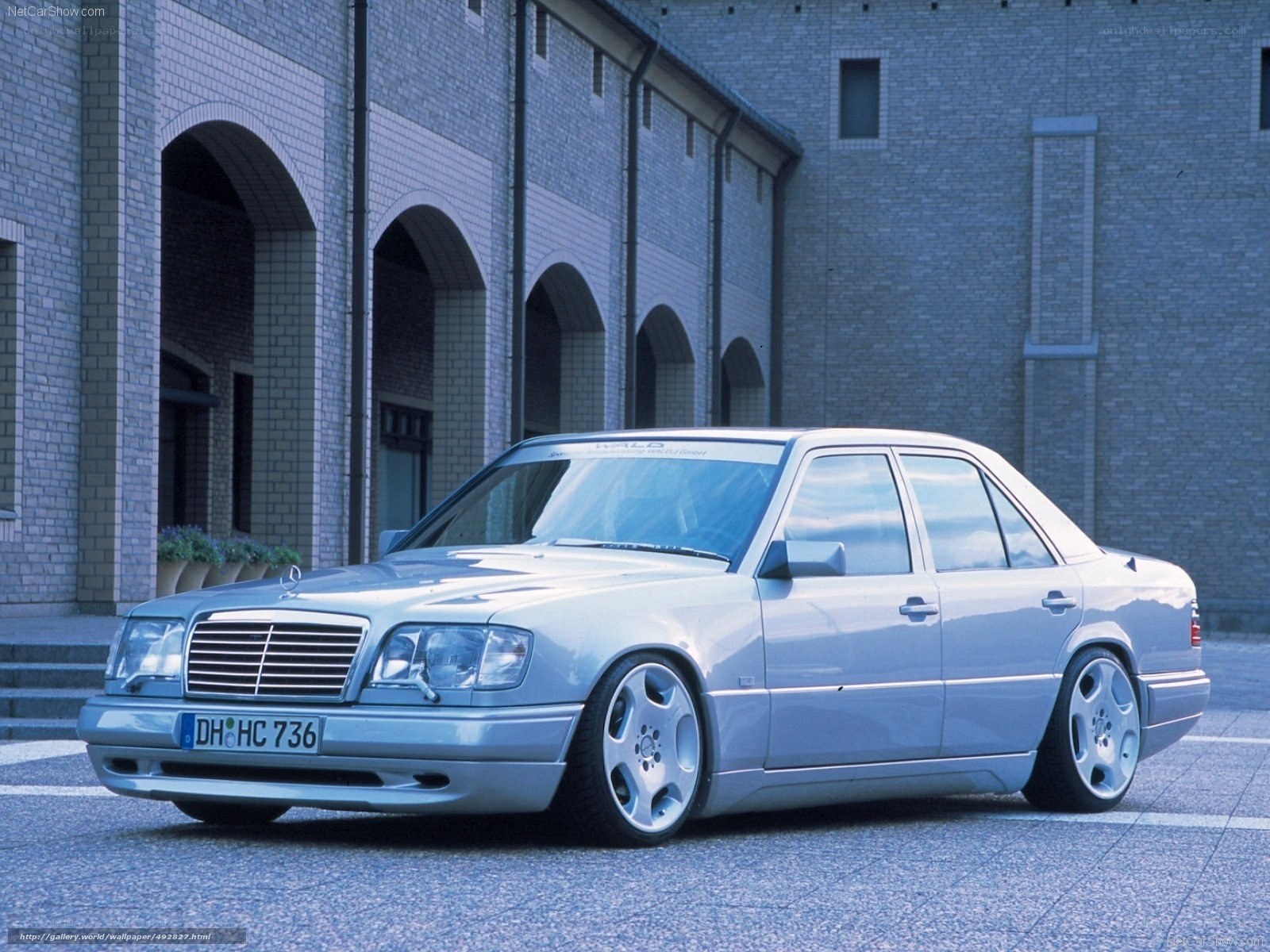silver mercedes-benz e-class