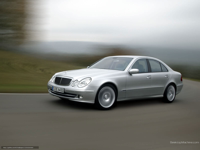 Silver Mercedes-benz E-class — Motion