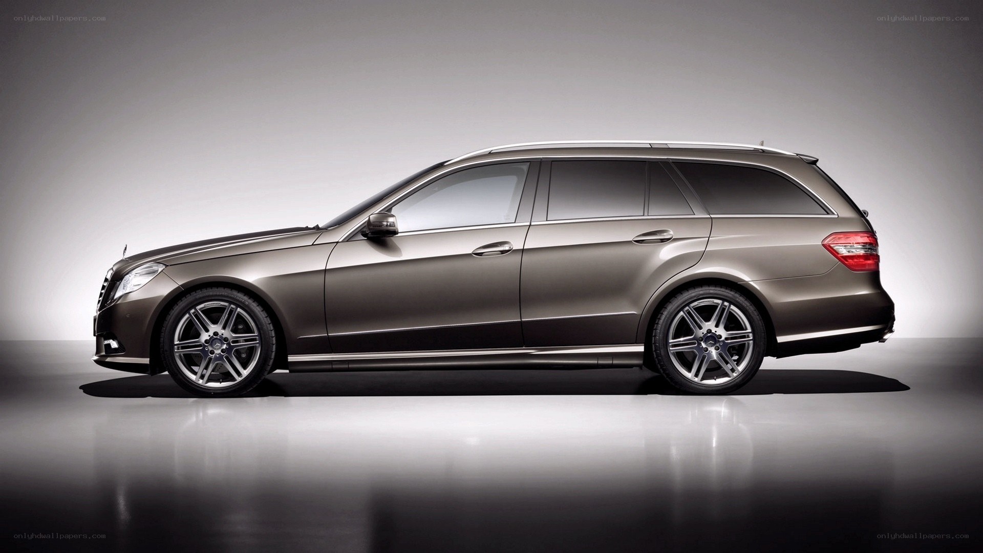 silver mercedes-benz e-class station wagon