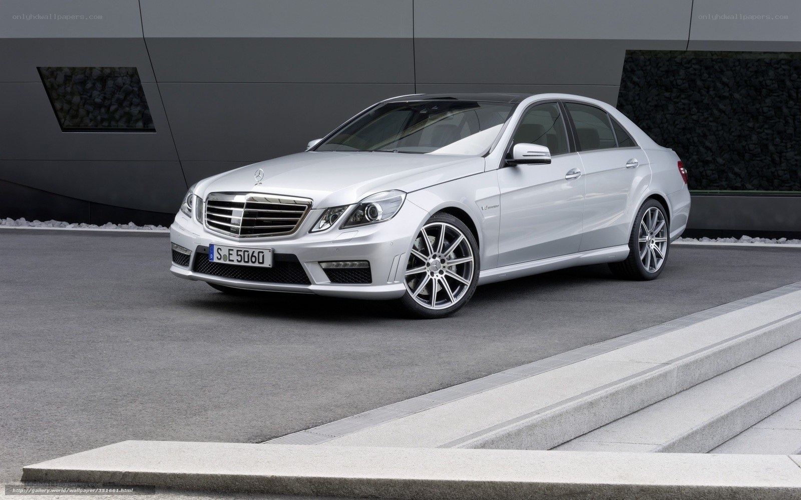 silver mercedes-benz e63 amg