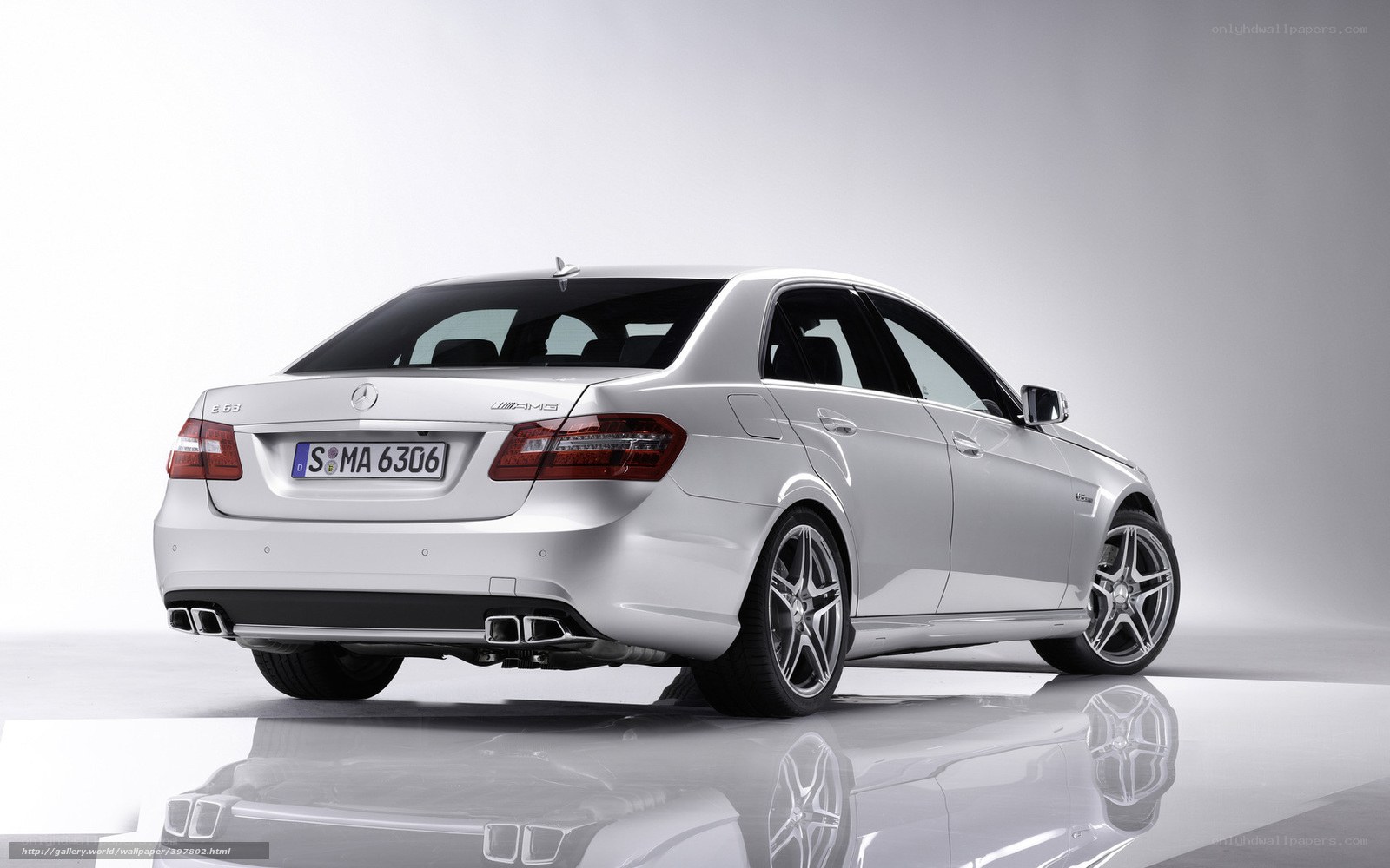 silver mercedes-benz e63 amg