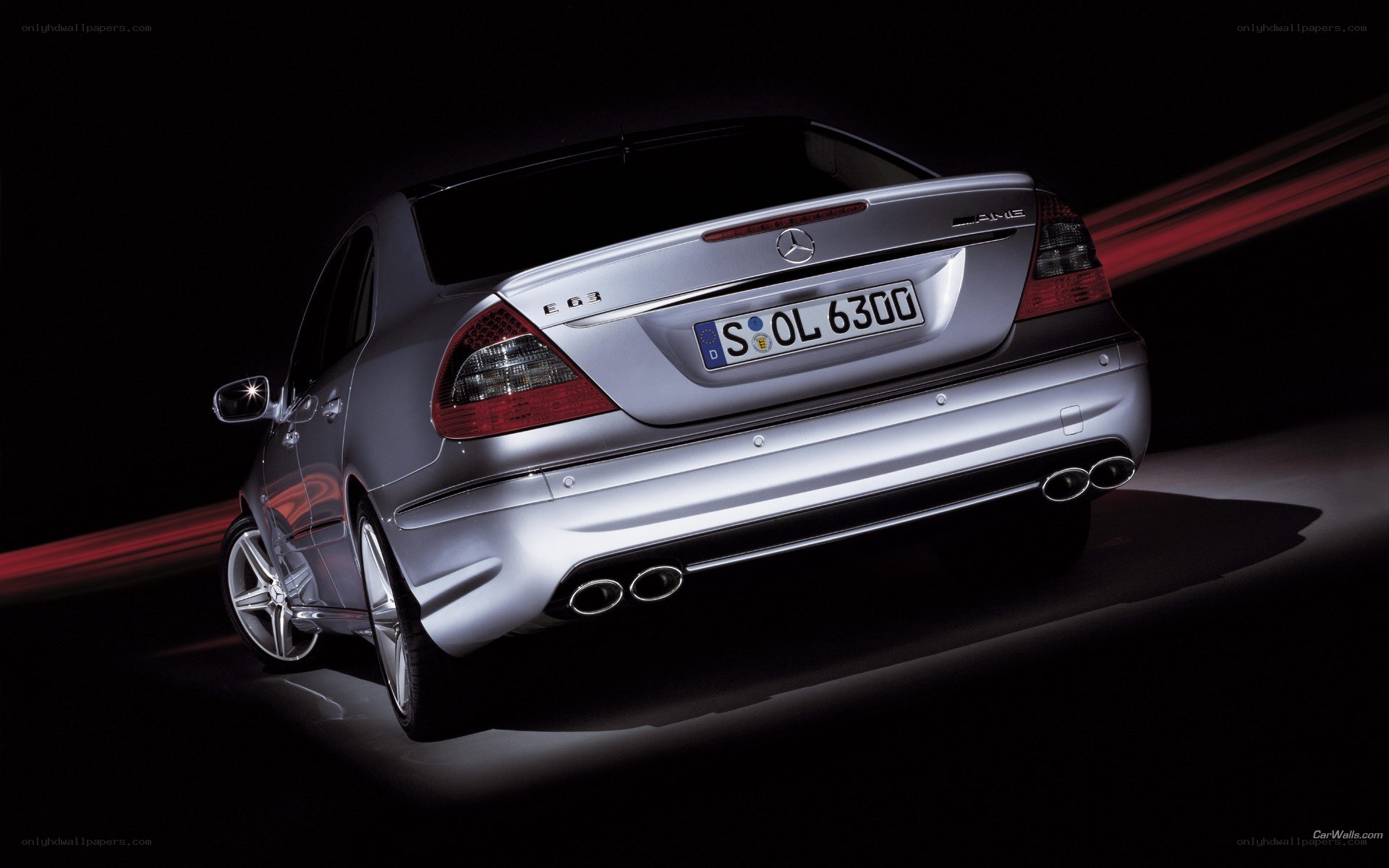 silver mercedes-benz e63 amg