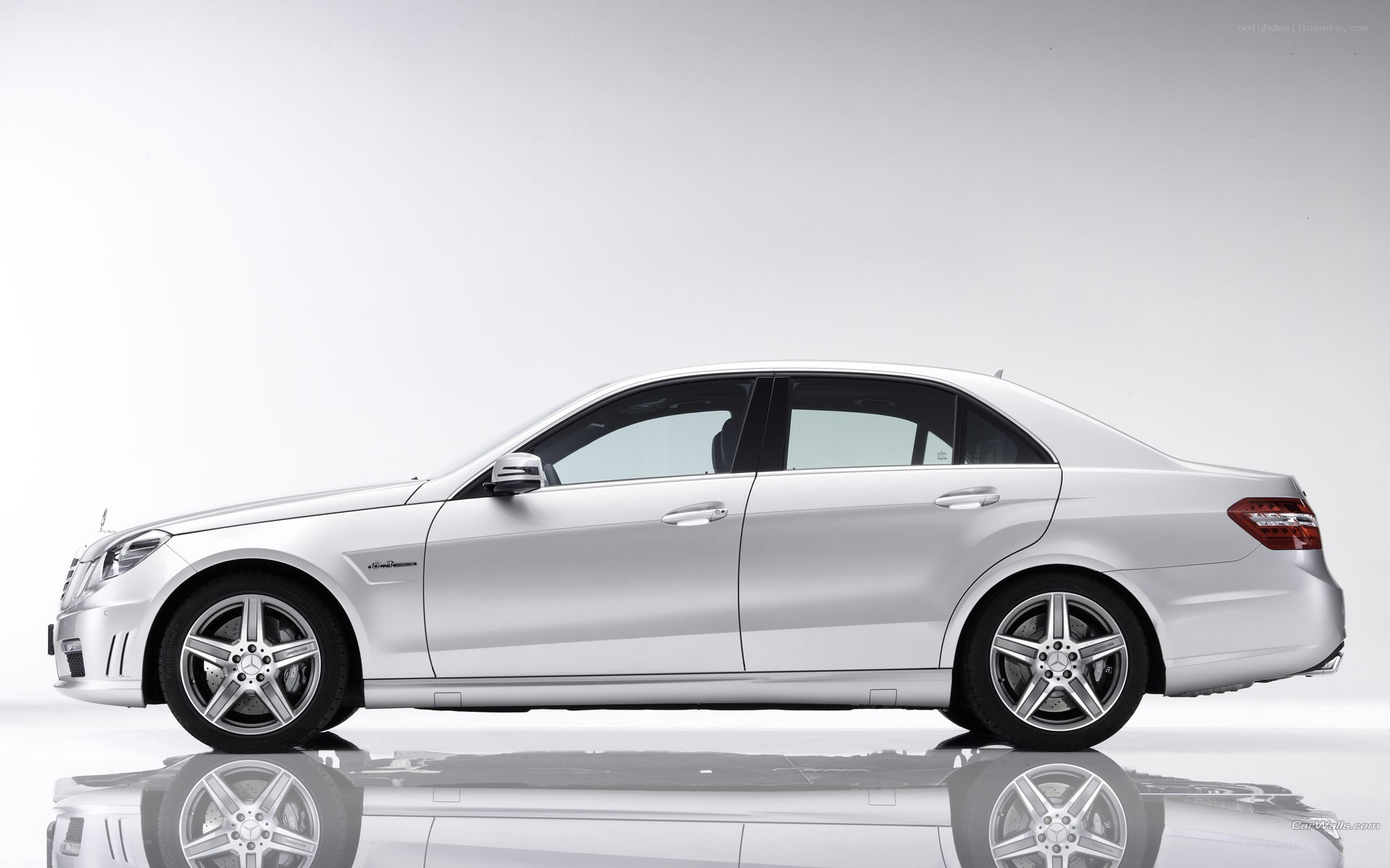 silver mercedes-benz e63 amg