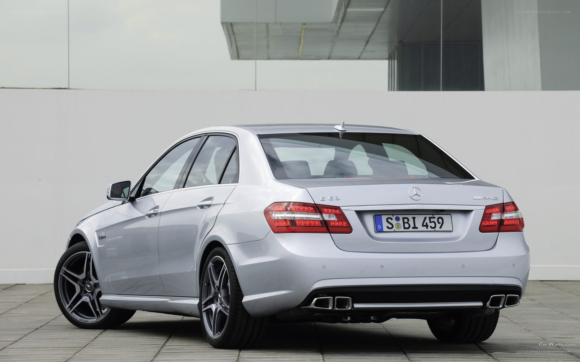 silver mercedes-benz e63 amg