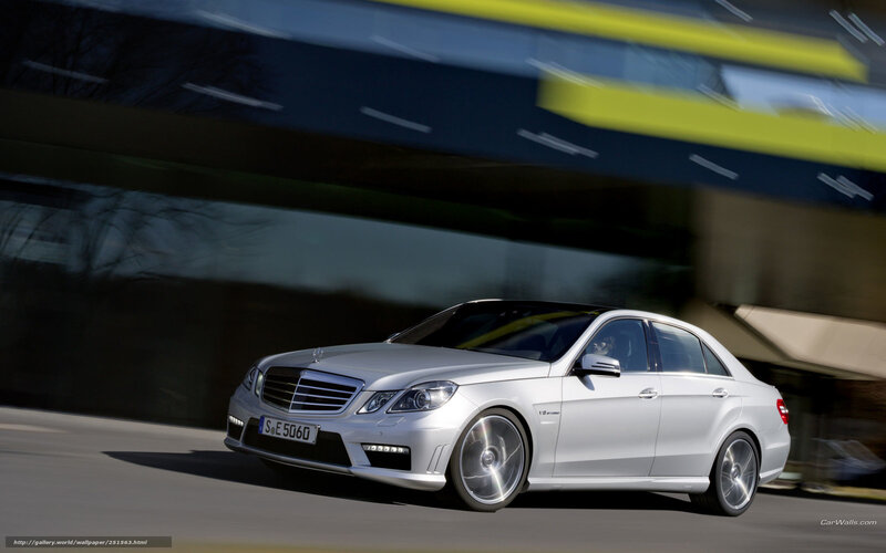 silver mercedes-benz e63 amg in motion