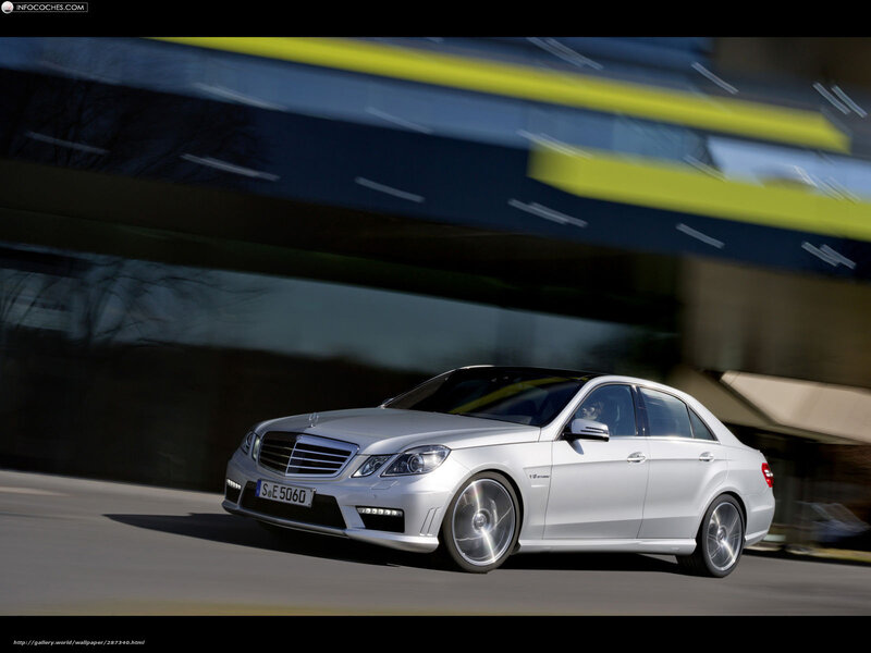 silver mercedes-benz e63 amg in motion