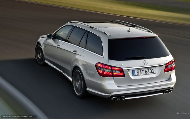 silver mercedes-benz e63 amg station wagon