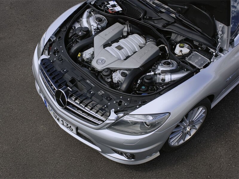 Silver Mercedes-benz Engine — Neutral, Photograph