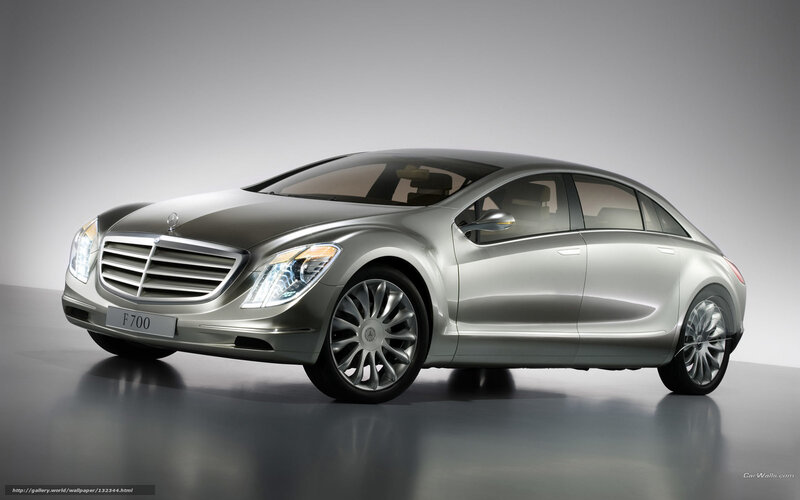 Silver Mercedes-benz F700