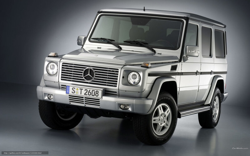 Silver Mercedes-Benz G-Class