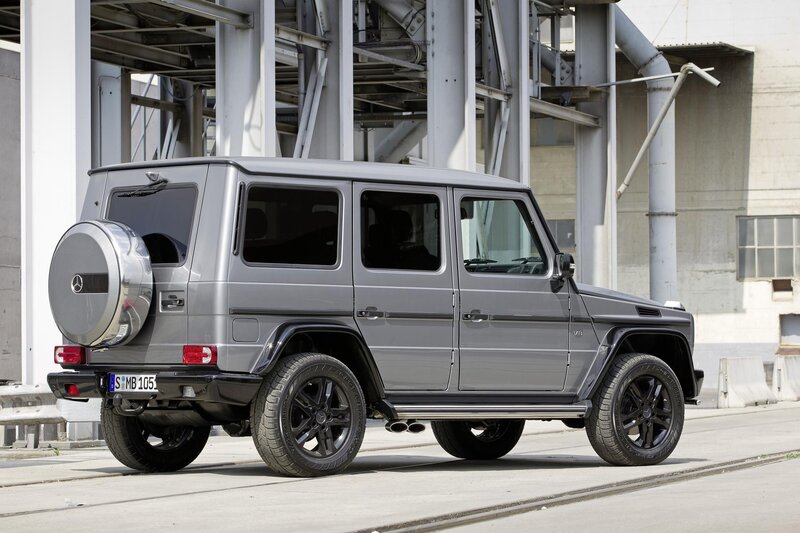 Silver Mercedes-Benz G-Wagon