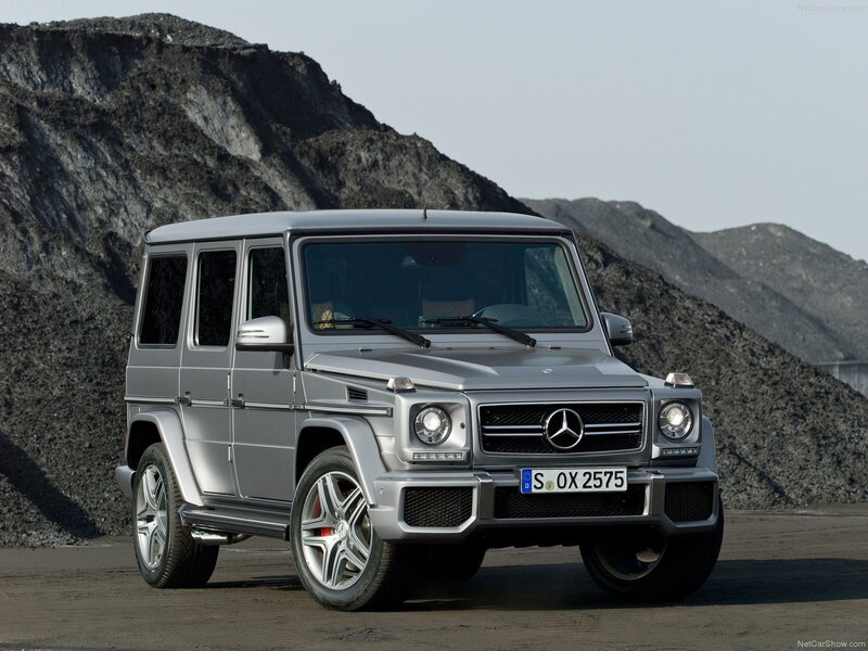 Silver Mercedes-Benz G63 AMG