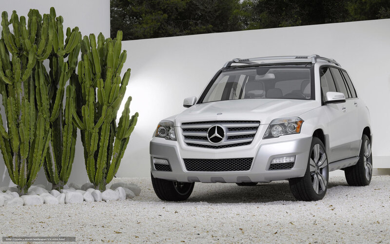 Silver Mercedes-Benz GLK Concept