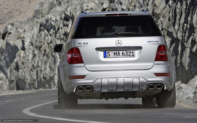 silver mercedes-benz ml 63 amg