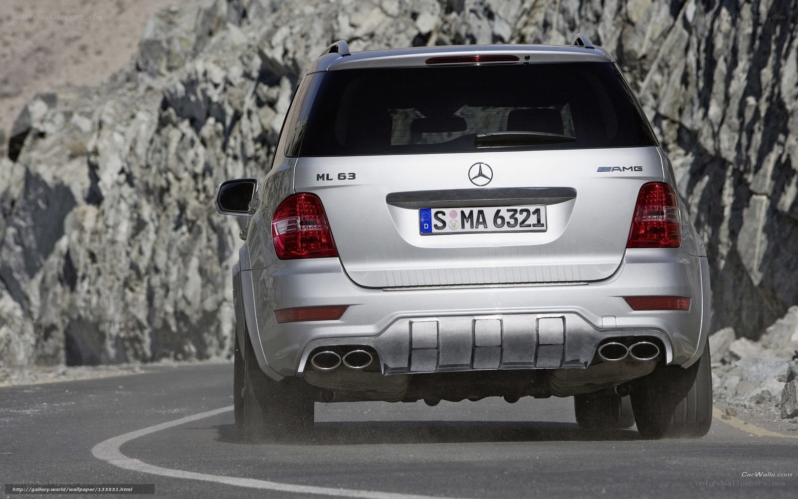 silver mercedes-benz ml 63 amg