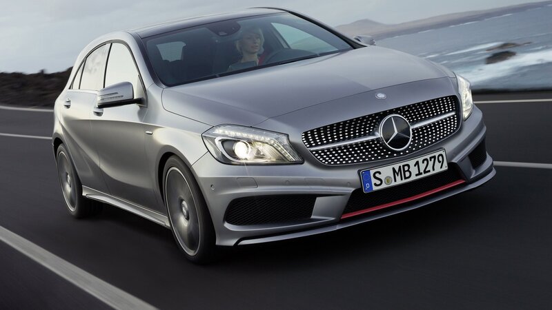 silver mercedes-benz on coastal road