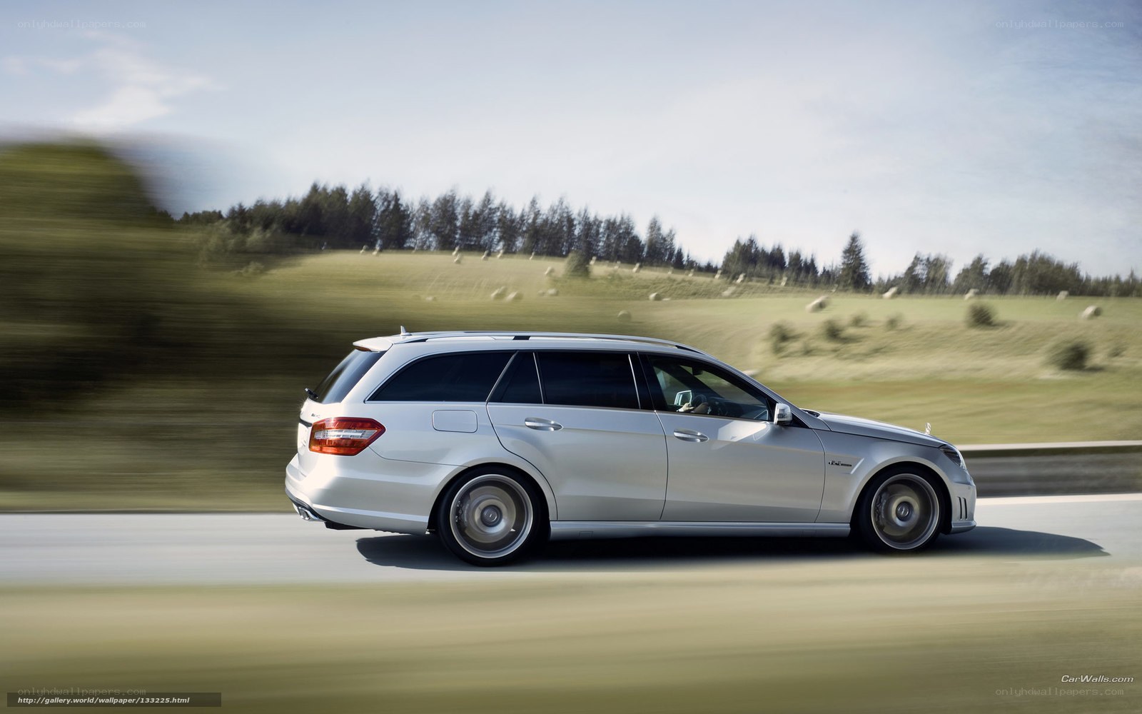 silver mercedes-benz on country road