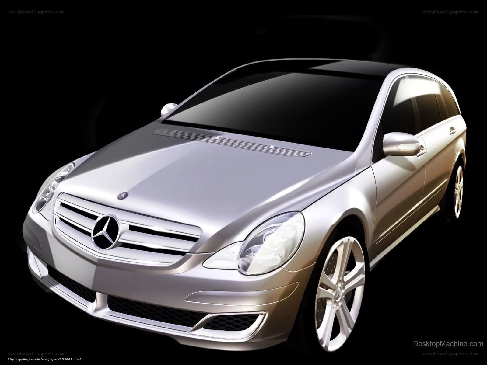 Silver Mercedes-Benz R-Class