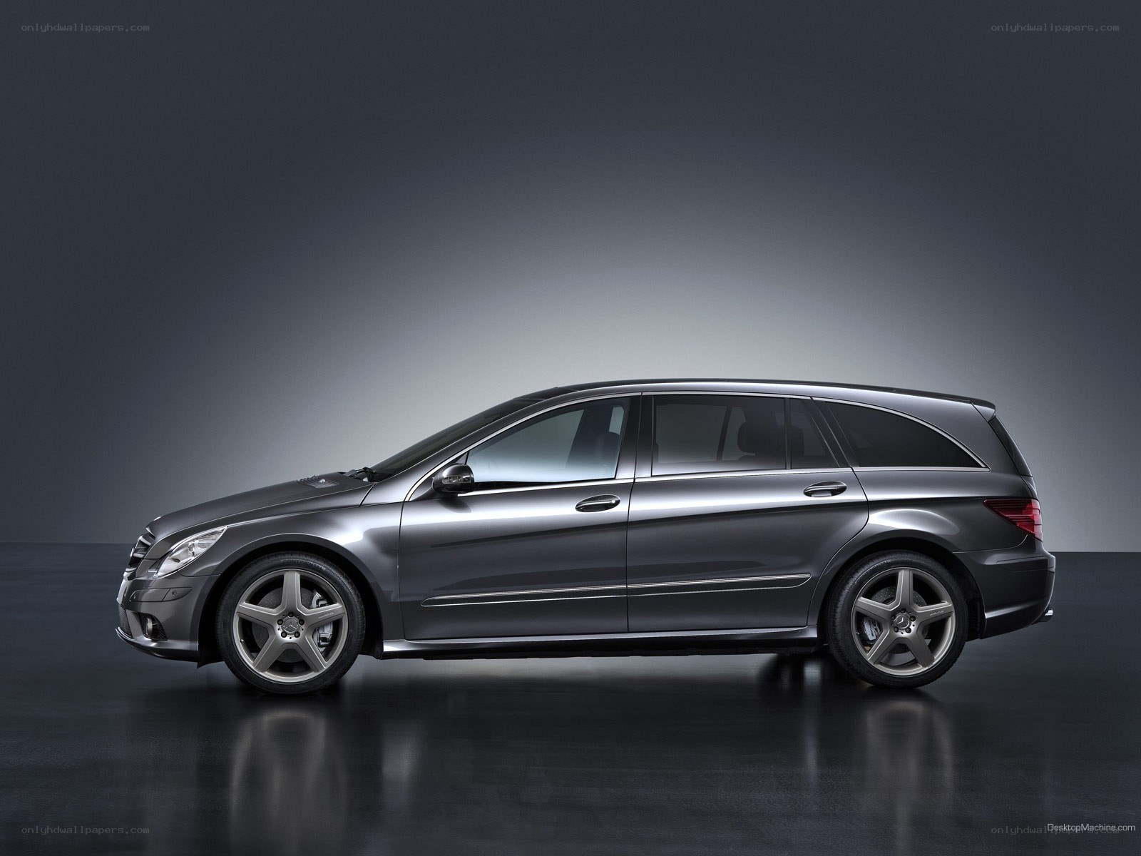 silver mercedes-benz r-class