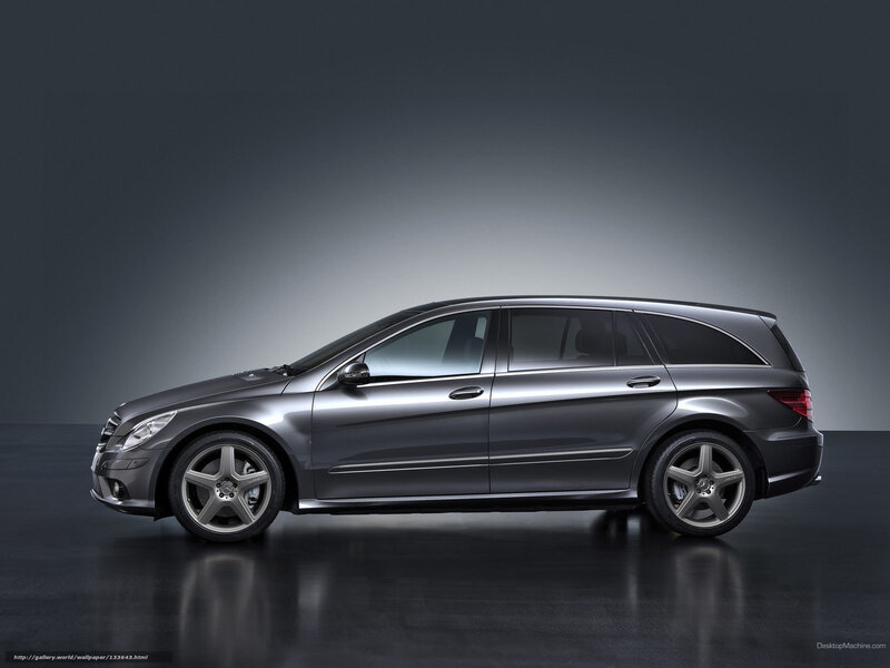 Silver Mercedes-benz R-class — Gray