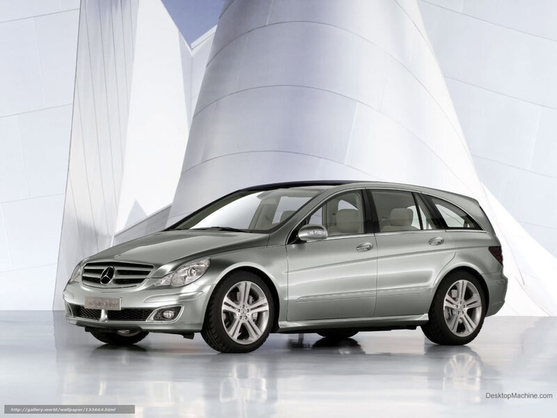 Silver Mercedes-benz R-class — Modern