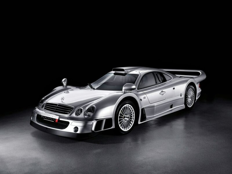 Silver Mercedes-Benz race car