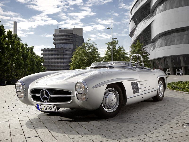 Silver Mercedes-benz Roadster — Serene
