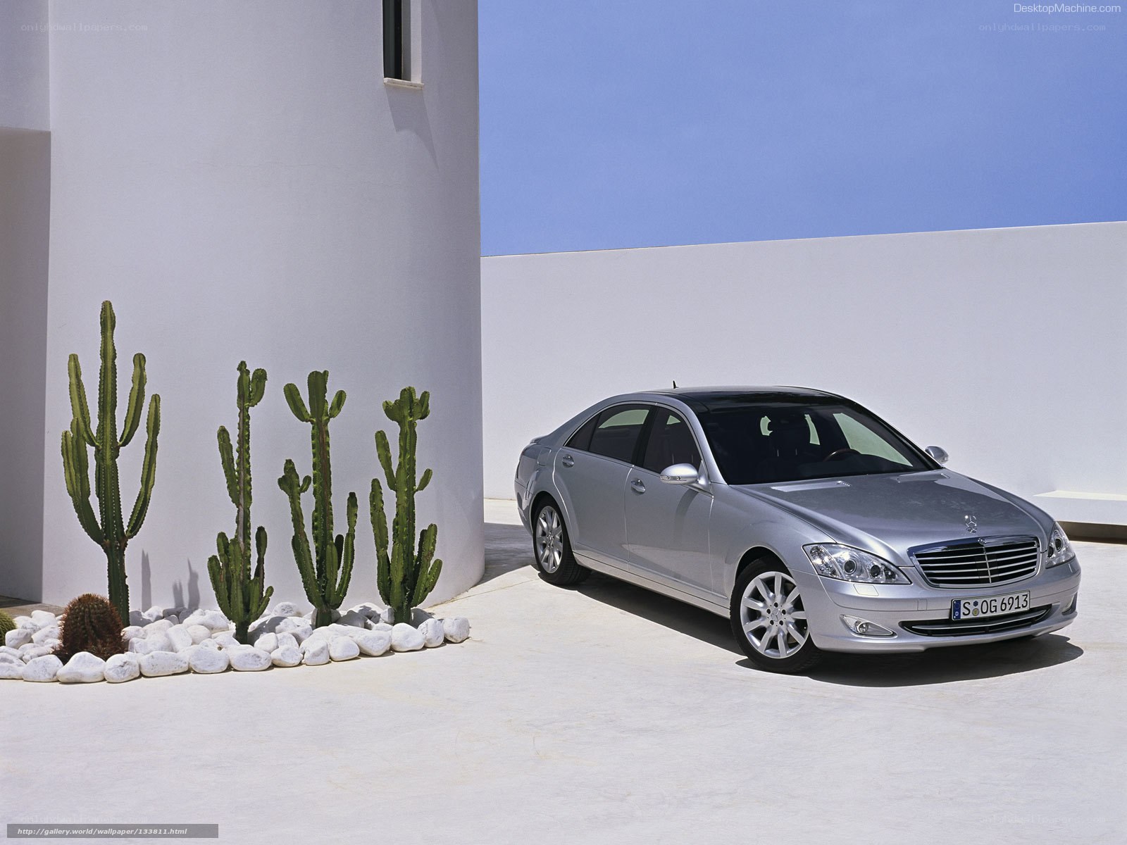 Silver Mercedes-Benz S-Class