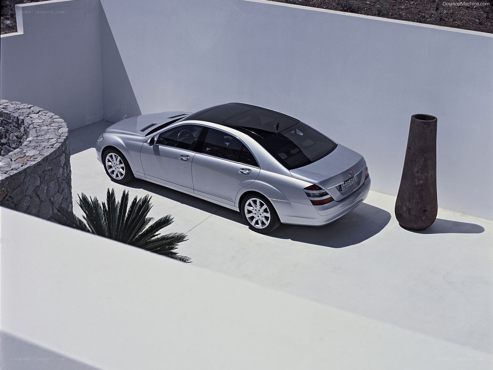 Silver Mercedes-Benz S-Class