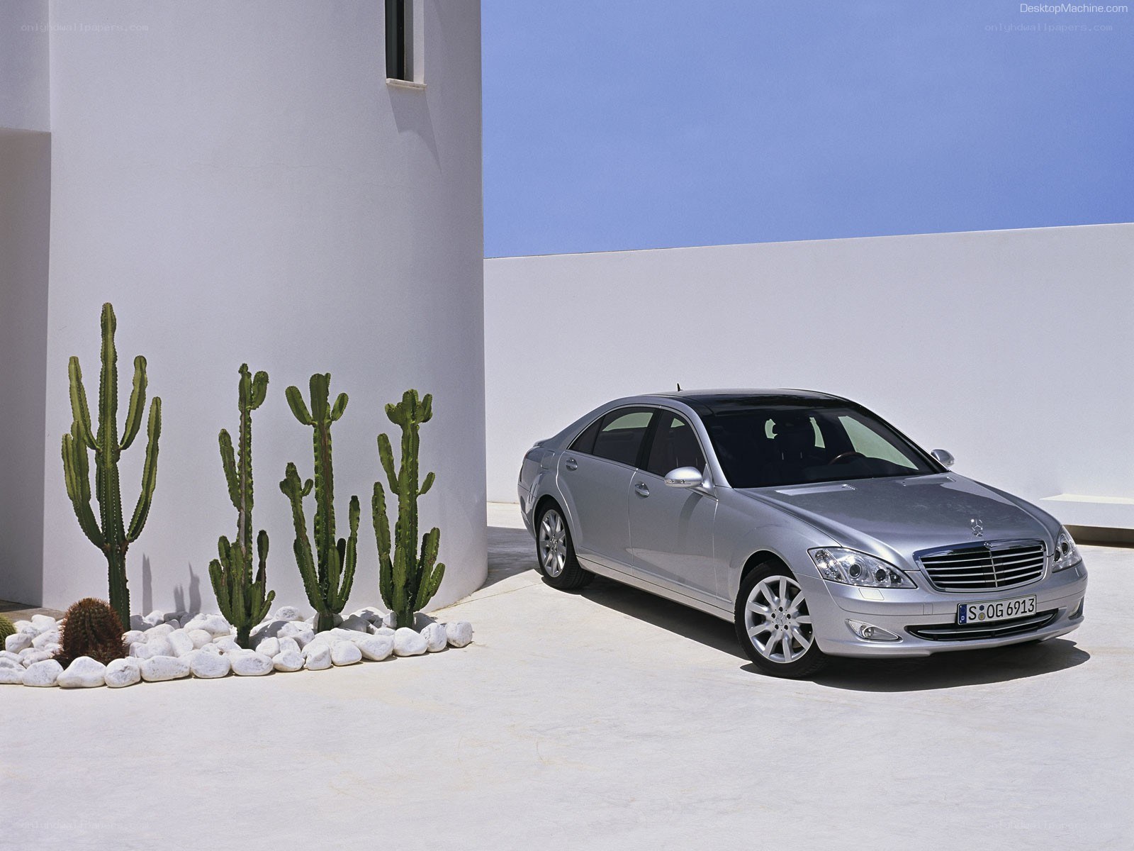 Silver Mercedes-Benz S-Class