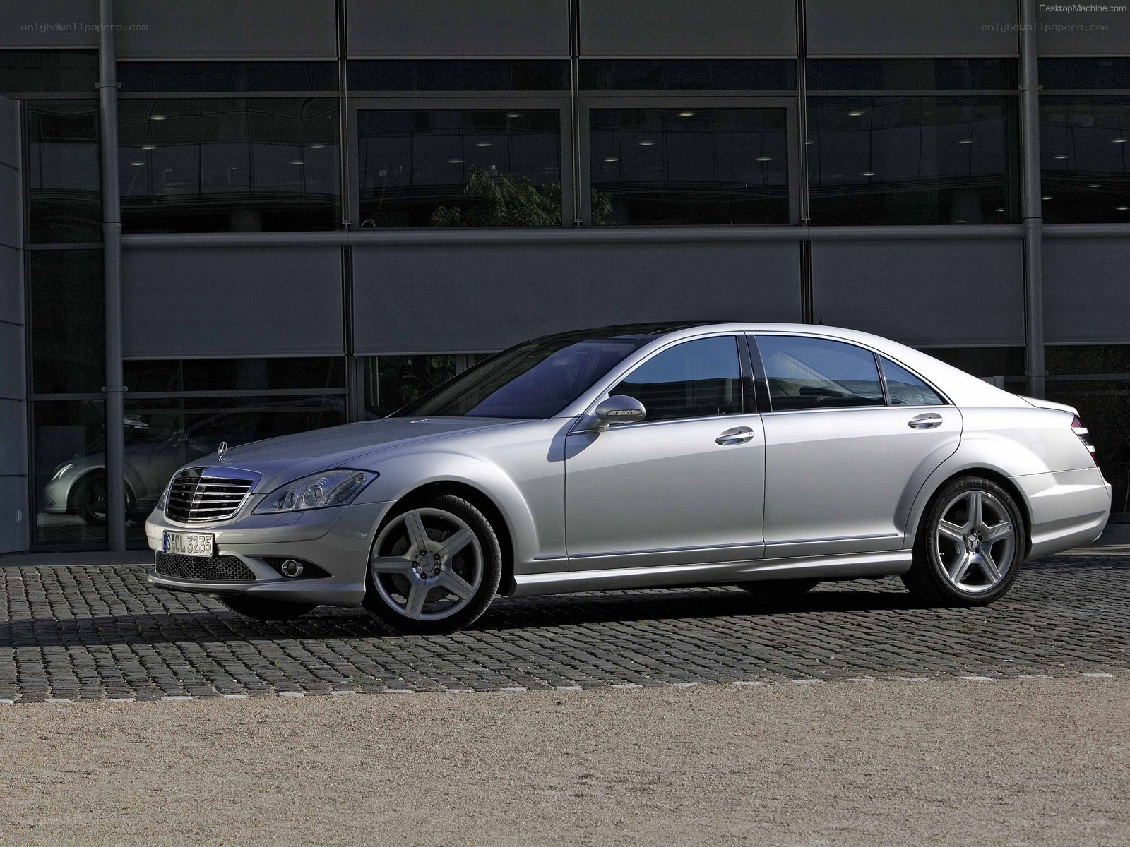 silver mercedes-benz s-class