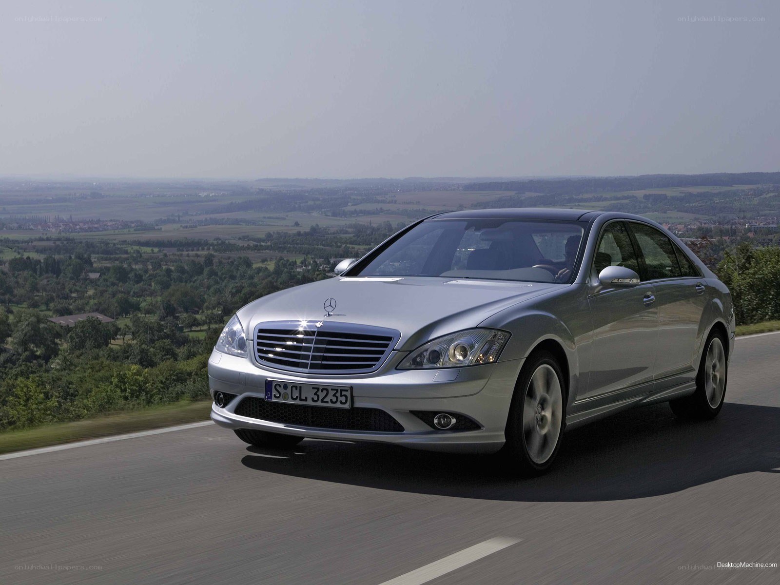 silver mercedes-benz s-class