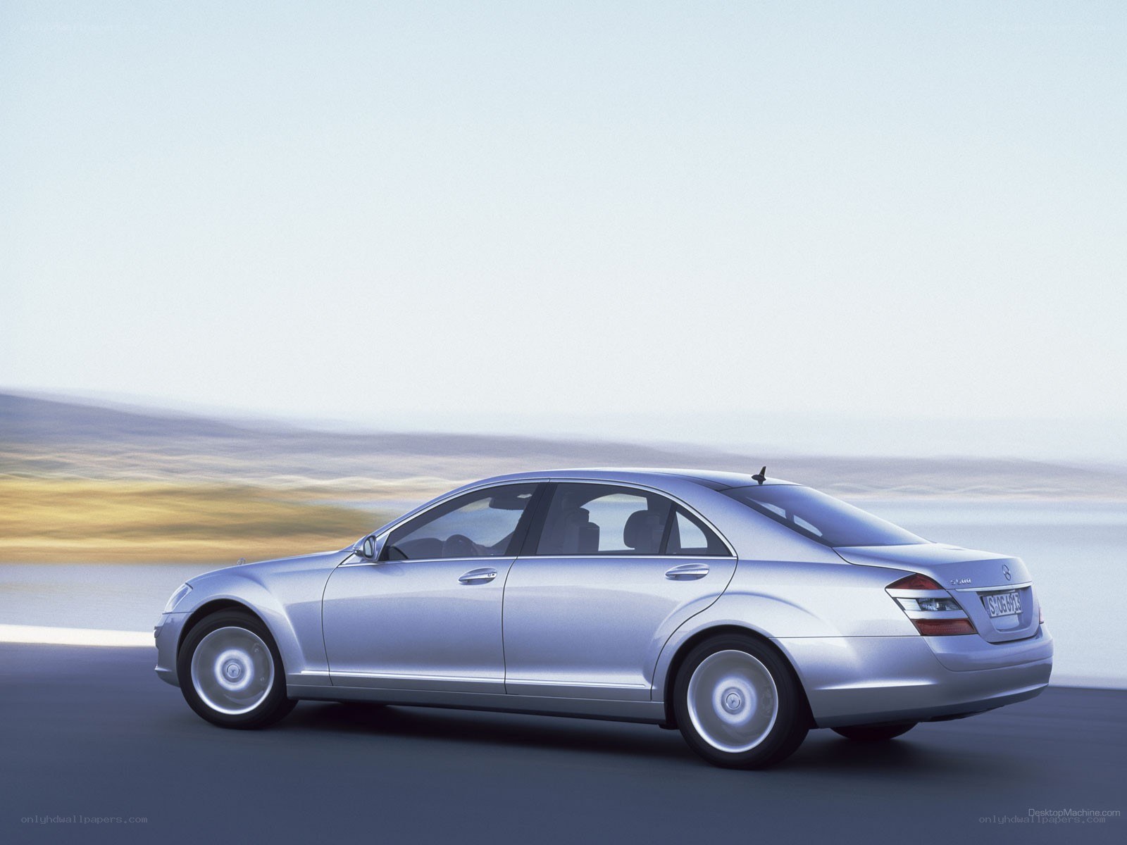 silver mercedes-benz s-class