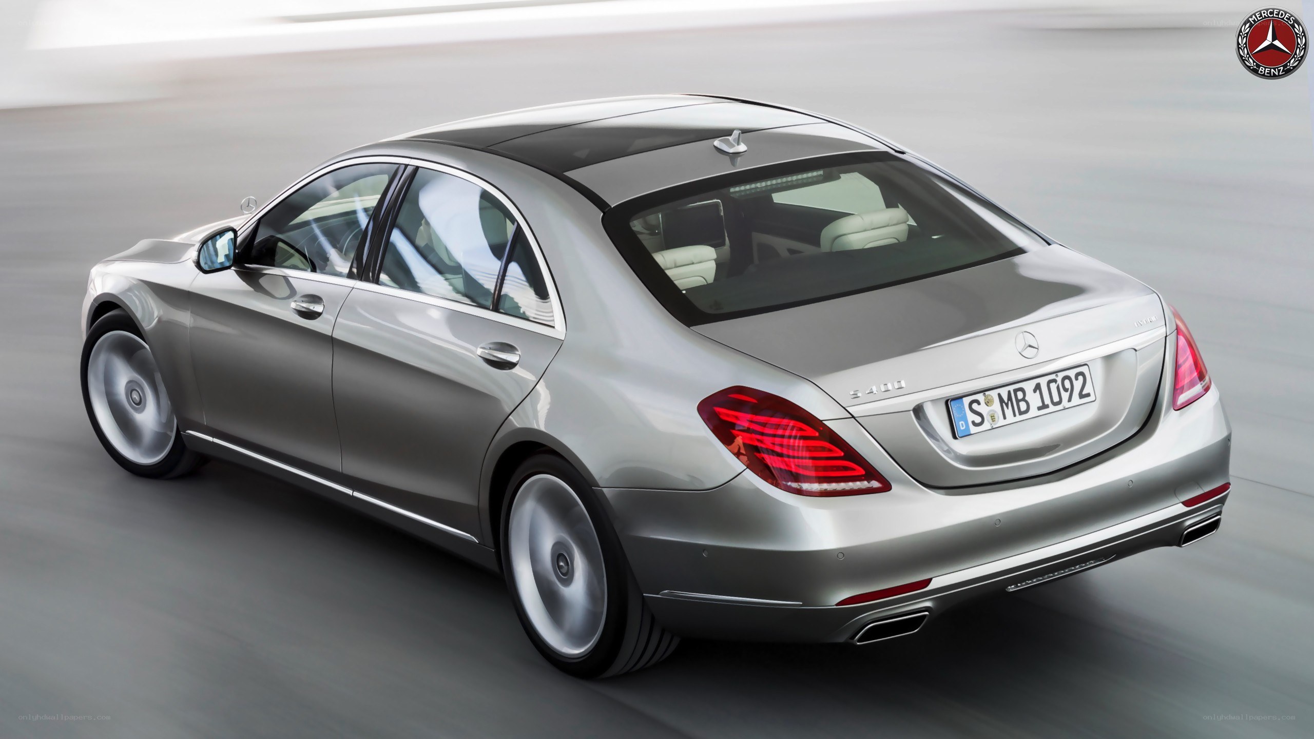 silver mercedes-benz s-class