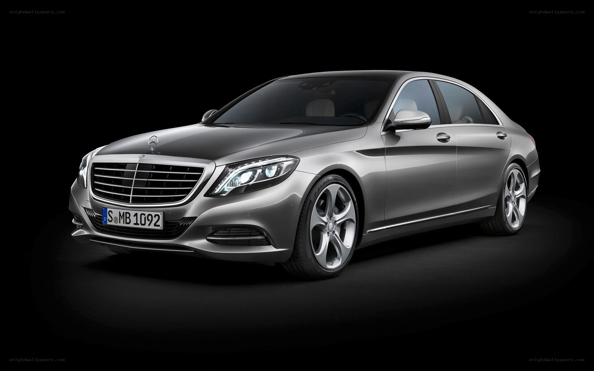 silver mercedes-benz s-class